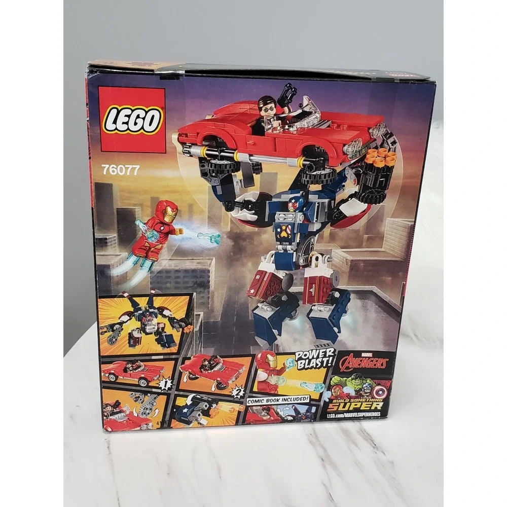 LEGO Marvel Super Heroes Iron Man: Detroit Steel Strikes (76077) Coulson SEALED